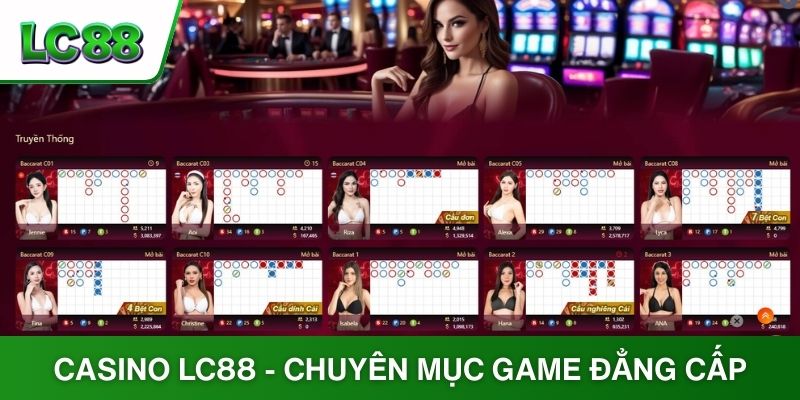 Casino LC88 - Chuyên mục game đẳng cấp
