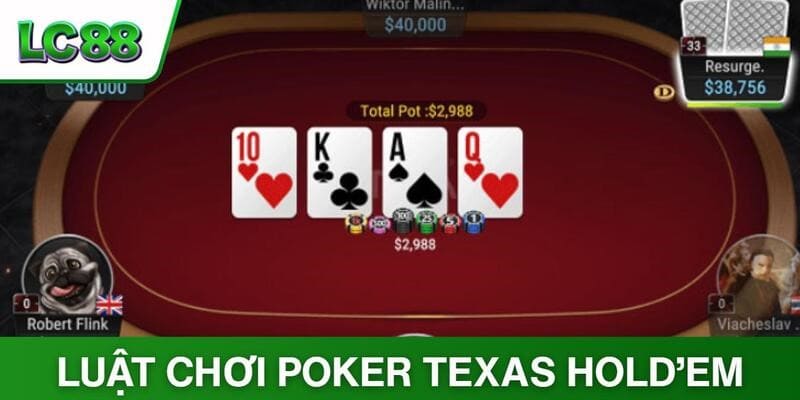 Luật Chơi Poker Texas Hold’em LC88 Mới Nhất Năm 2025