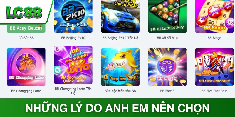 Những lý do anh em nên chọn tham gia xổ số tại nhà cái LC88