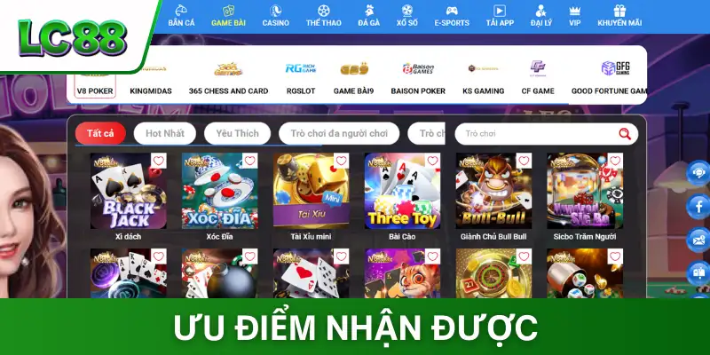 Ưu điểm nhận được khi cài đặt ứng dụng LC88